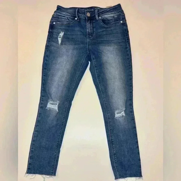 Seven7 Women’s Skinny Crop Jeans Size 8 - Picture 1 of 8